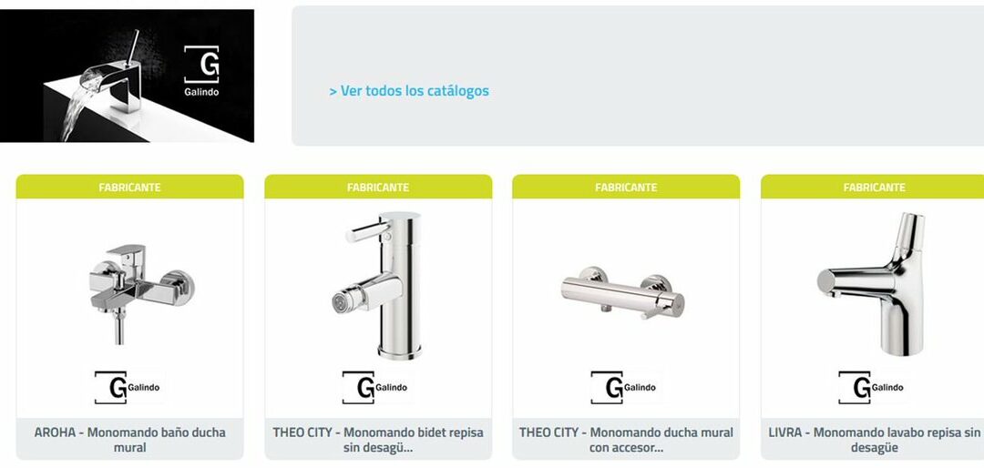 GRIFERÍAS GALINDO difunde sus objetos BIM en BIM&CO﻿